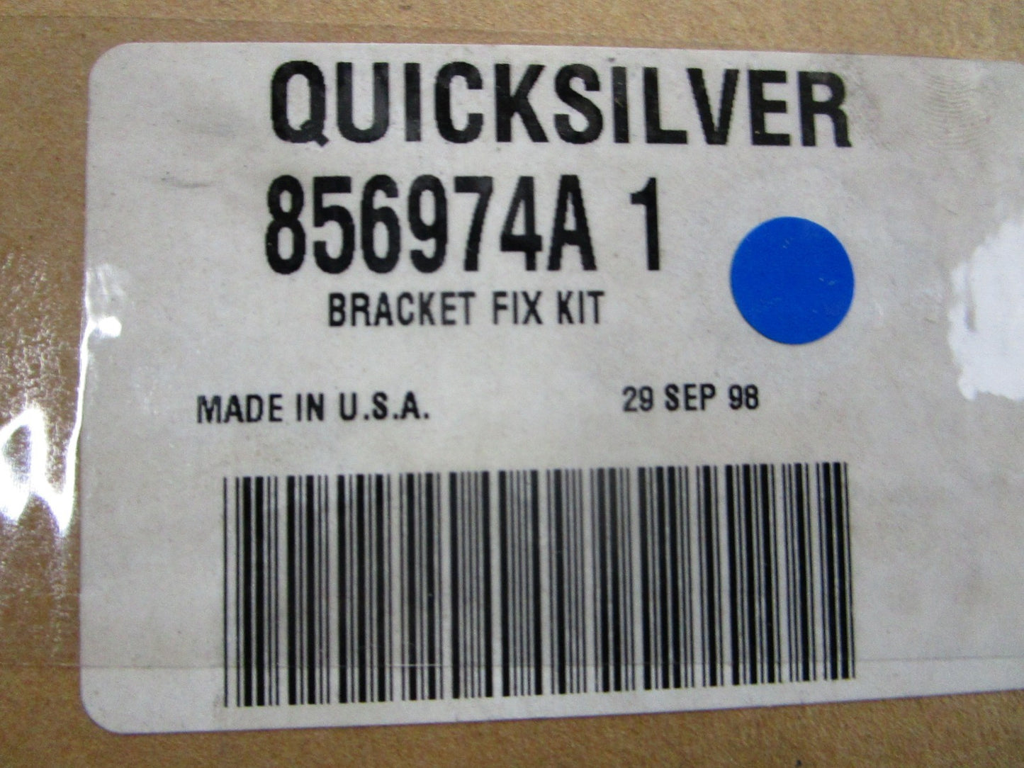 *NEW OEM* 0720 Mercury Quicksilver Bracket Fix It Kit 856974A1