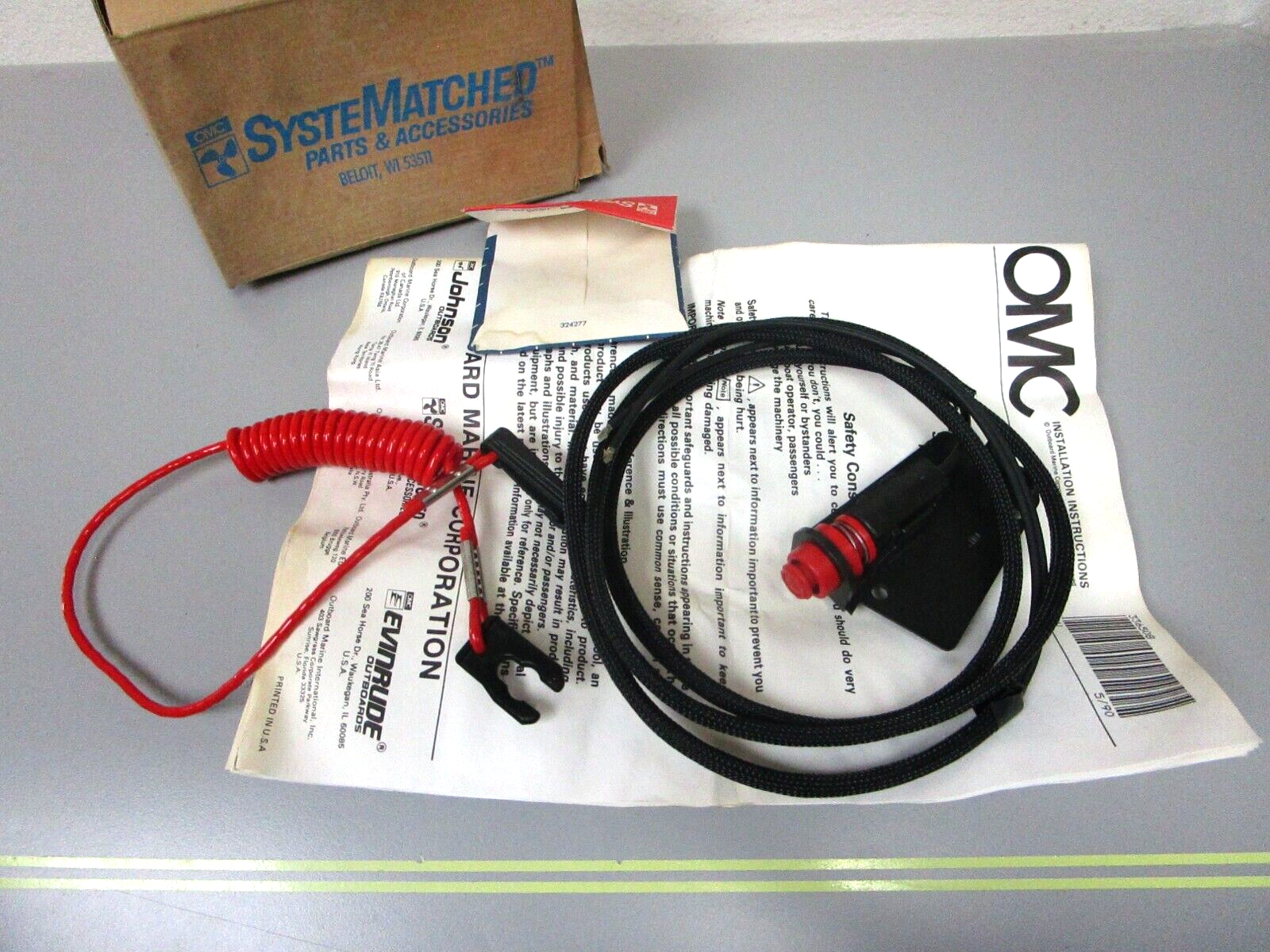 *NEW OEM* 0720 OMC Johnson Evinrude Stop Switch 585133 0585133