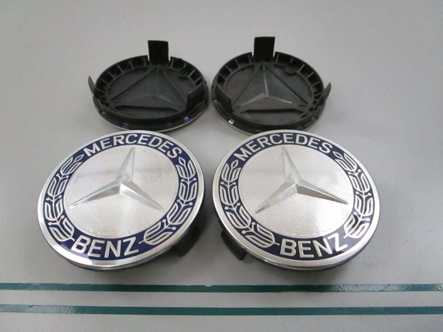 NEW OEM (LOT OF 4) 1714000025 Mercedes-Benz Wheel Center Cap 0810
