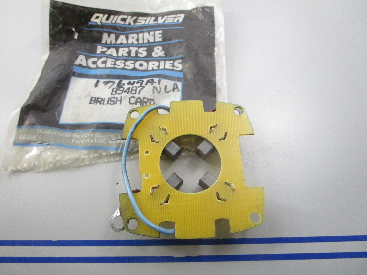 NEW OEM 89487 Mercury Quicksilver Brush Card 0810
