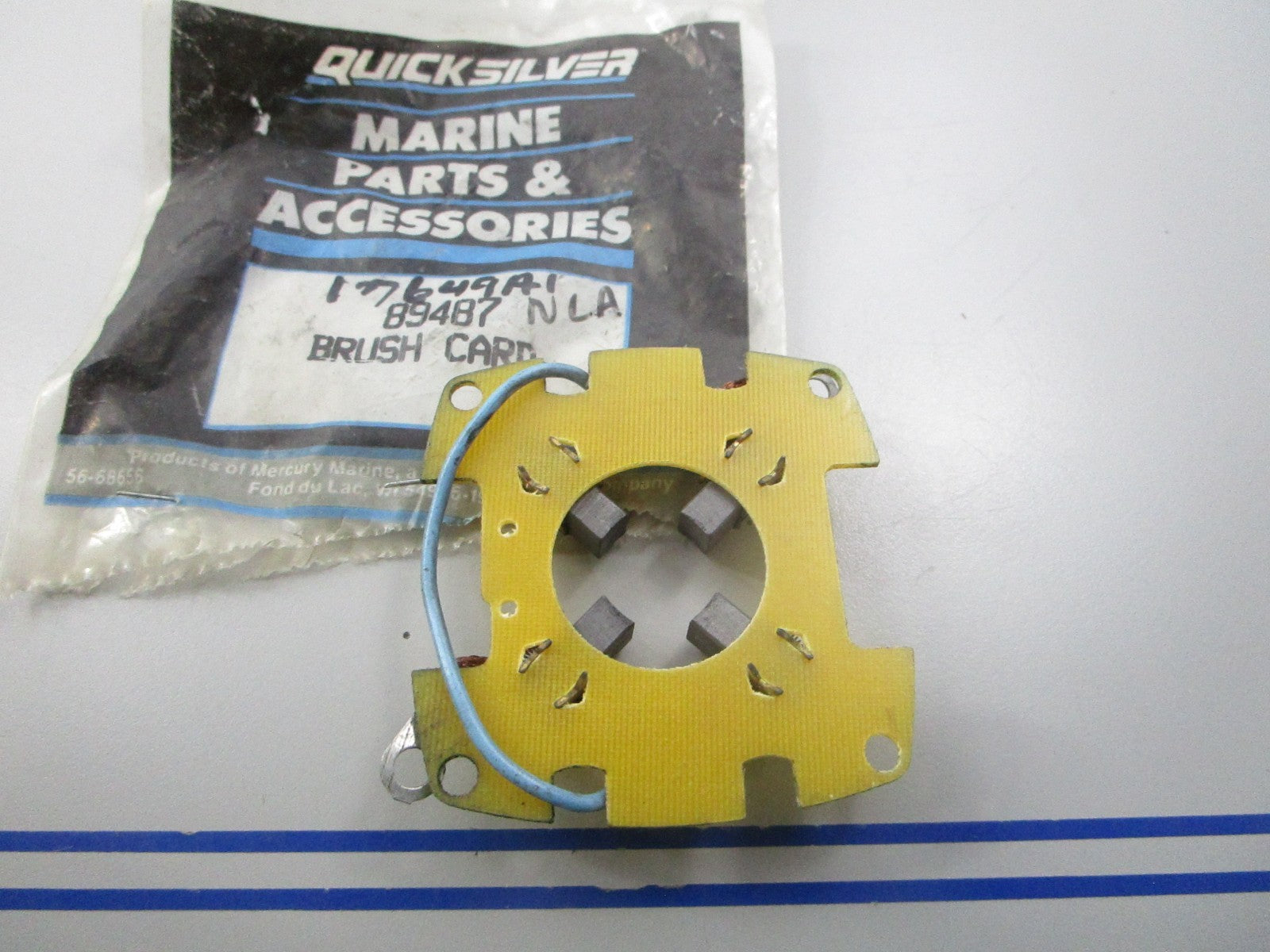 NEW OEM 89487 Mercury Quicksilver Brush Card 0810