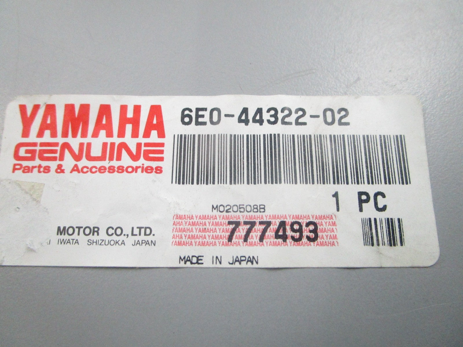 NEW OEM Yamaha 6E0-44322-02-00 Water Pump Cartridge Insert 0810