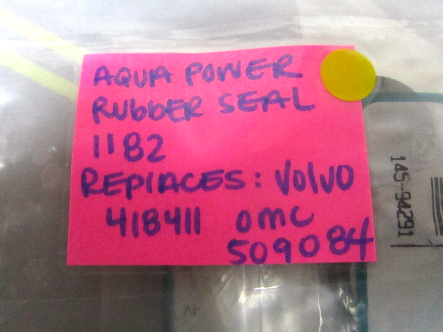 *NEW* (LOT OF 3) 0750 Aqua Power RUBBER SEAL 1182 Repl. Volvo 418411, OMC 509084