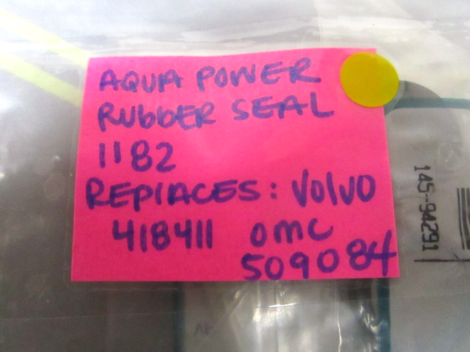 *NEW* (LOT OF 3) 0750 Aqua Power RUBBER SEAL 1182 Repl. Volvo 418411, OMC 509084