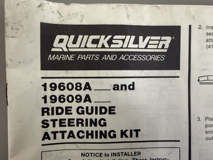 NEW OEM 1609A5 Mercury Quicksilver Steering Kit 0820