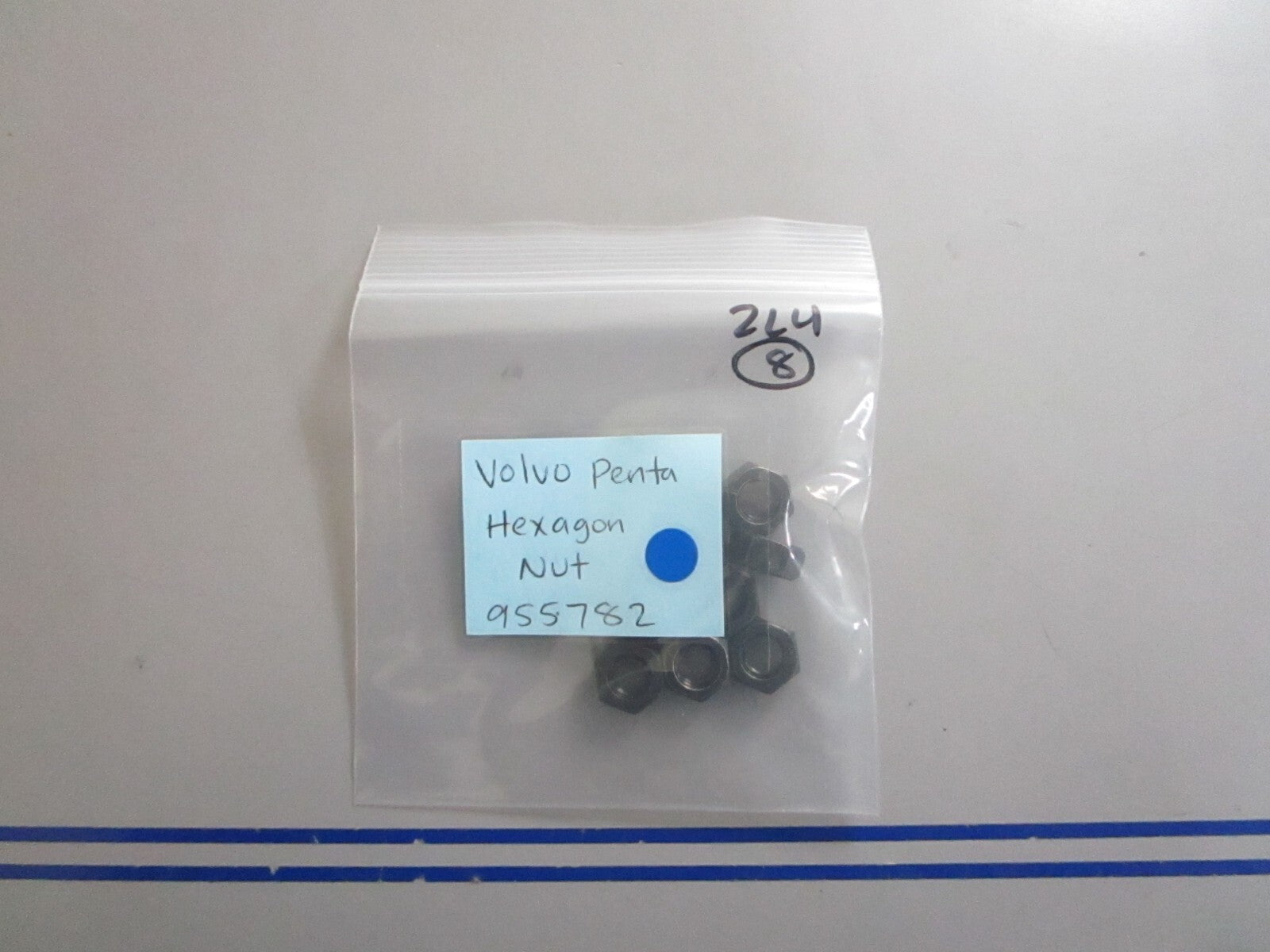 *NEW OEM* (LOT OF 4) 0810 Volvo Penta Hexagon Nut 955782