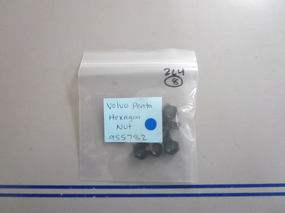 *NEW OEM* (LOT OF 4) 0810 Volvo Penta Hexagon Nut 955782