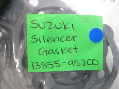 NEW OEM (LOT OF 2) 13855-95200 Suzuki Silencer Gasket 0810