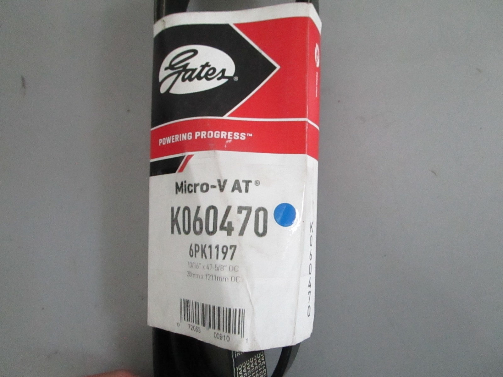 NEW K060470 Gates Micro-V AT Serpentine Belt 0820