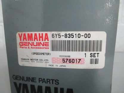 *NEW OEM* 0820 Yamaha (0-75MPH) Speedometer 6Y5-83510-00-00