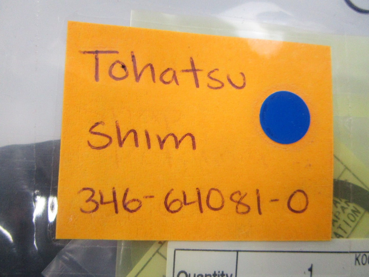 NEW OEM 346-64081-0 346640810 Tohatsu Shim 0810