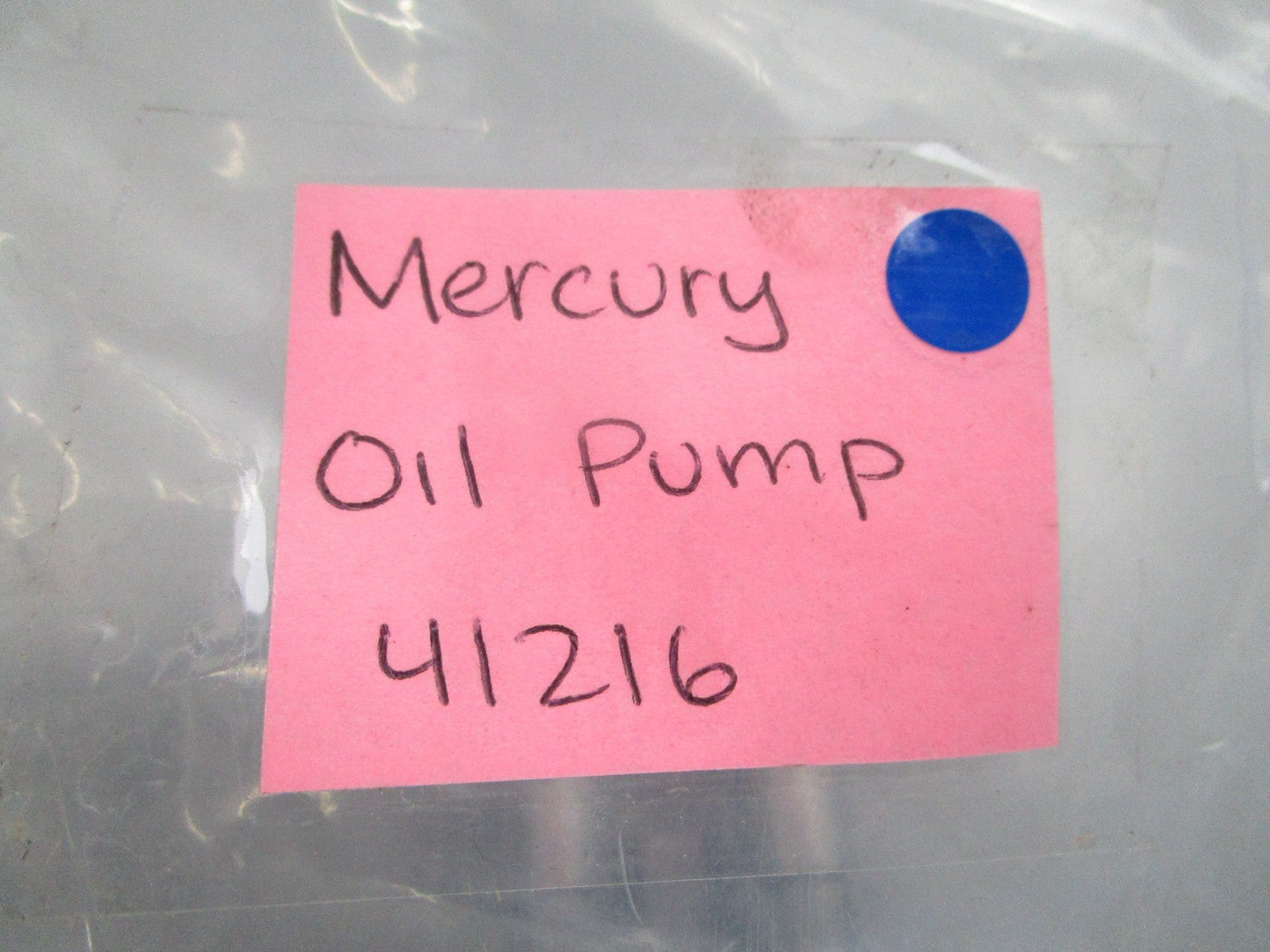 NEW OEM 41216 Mercury Quicksilver Oil Pump 0810