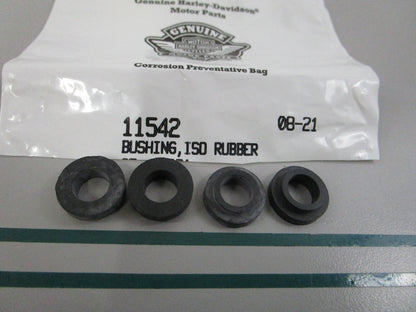 NEW OEM (LOT OF 4) 11542 Harley Davidson Isolator Rubber Bushing 0810