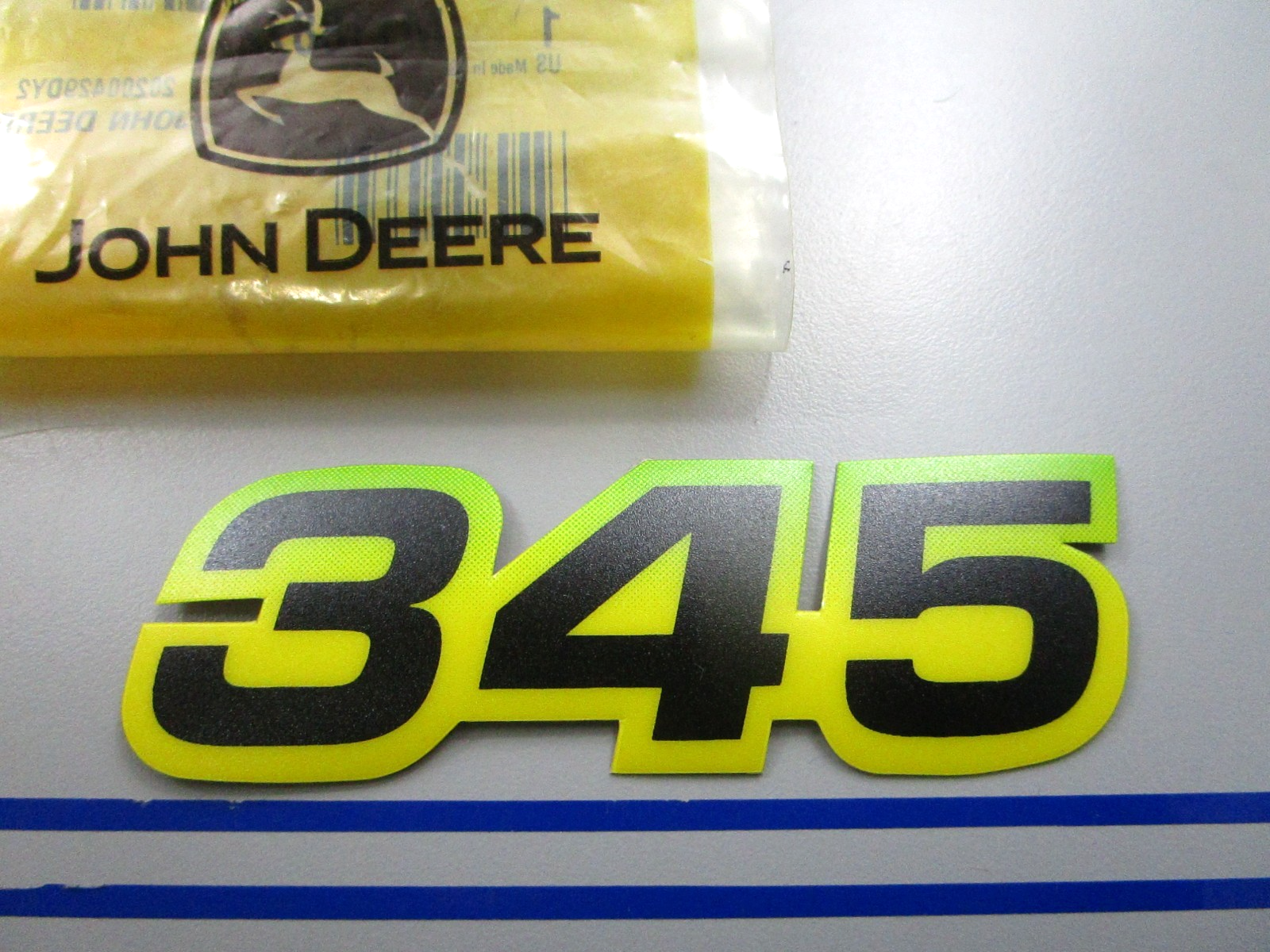 *NEW OEM* 0810 John Deere Lower Hood Decal M118872