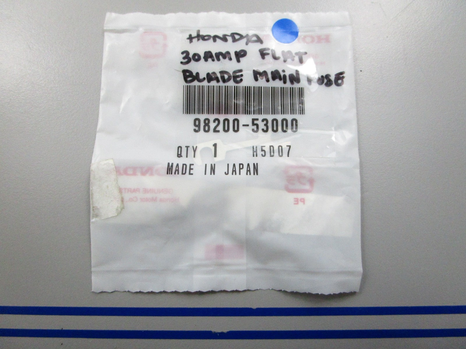 *NEW OEM* 0810 Honda 30AMP Flat Blade Main Fuse 98200-53000