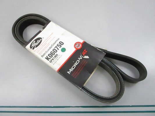 Gates K060750 Micro-V Serpentine Belt 6-Rib 75.08in NEW 0810