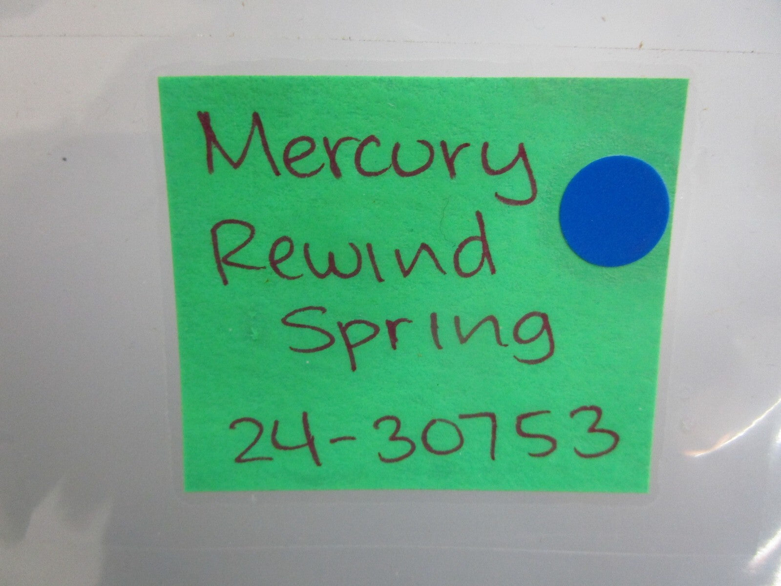 *NEW OEM* 0770 Mercury Quicksilver Rewind Spring 24-30753