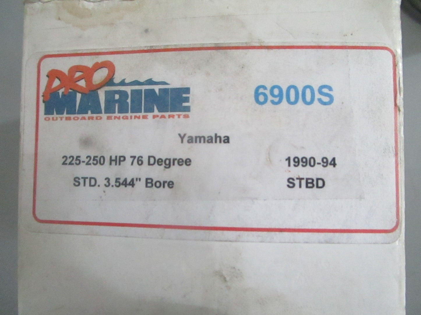 *NEW* 0820 Pro Marine Piston 6900S Rep: Yamaha 61A-11631-02-87