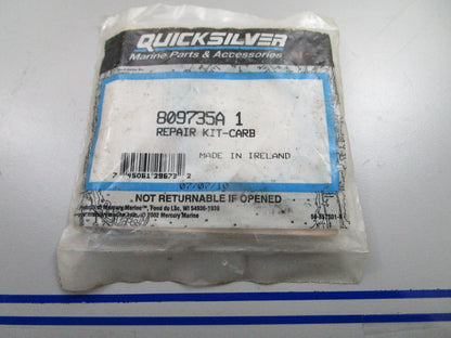 *NEW OEM* 0810 Mercury Quicksilver Carburetor Repair Kit 809735A1