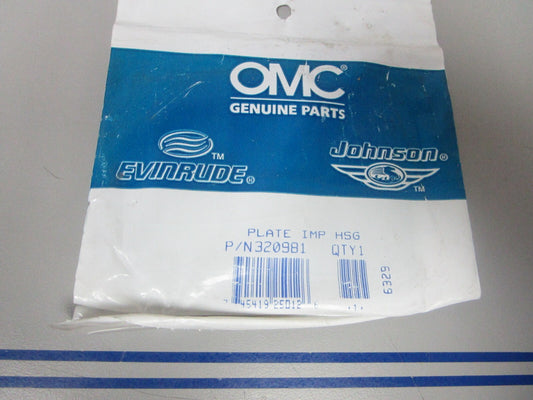 *NEW OEM* 0810 OMC Johnson Evinrude Impeller Housing Plate 320981 0320981