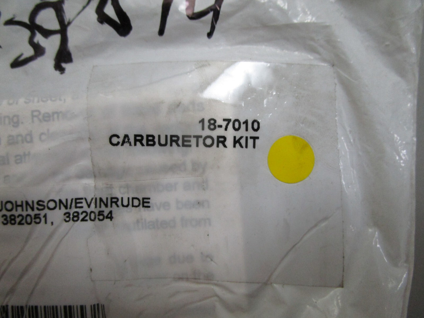 *NEW* 0810 Sierra Carburetor Kit 18-7010 Replaces: Evinrude 382050 382051