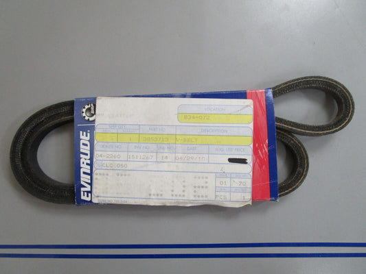 *NEW OEM* 0810 OMC Johnson Evinrude V-Belt 3853713