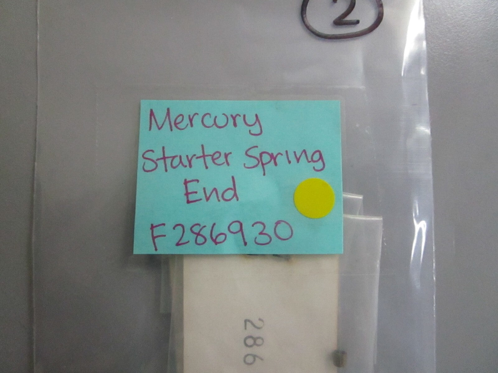 *NEW OEM* 0750 Mercury Quicksilver STARTER SPRING END F286930