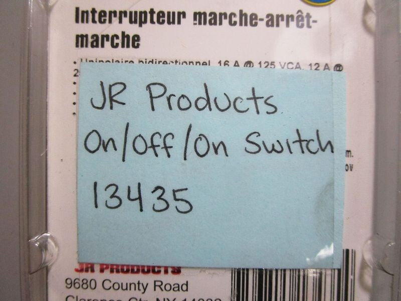 *NEW* 0770 JR Products On/Off/On Switch 13435