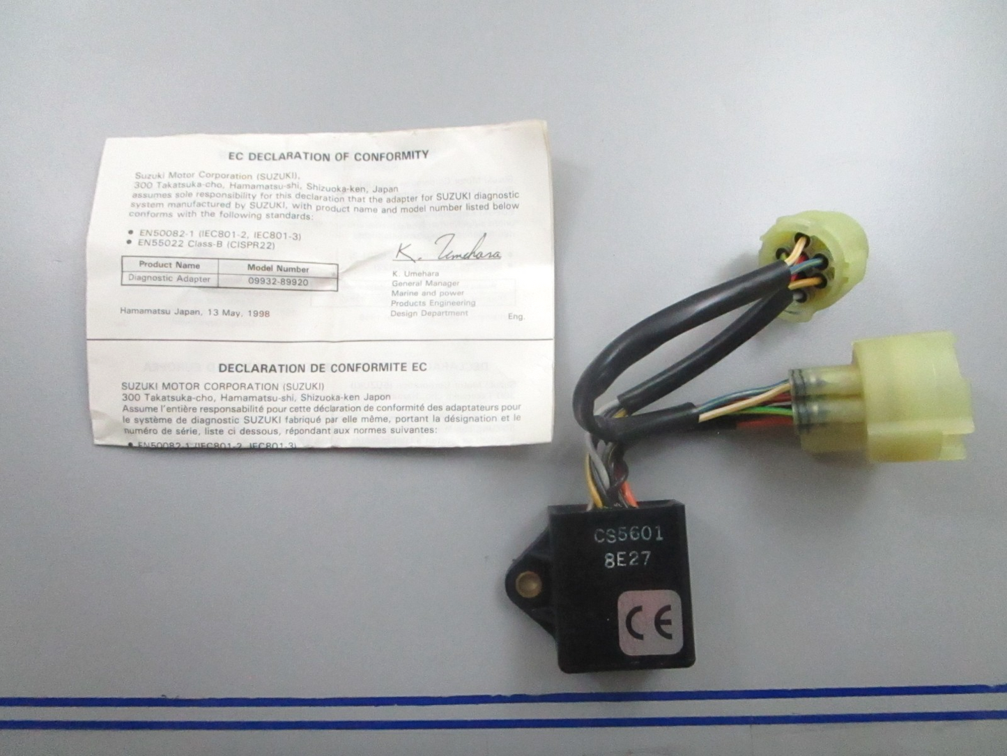 *NEW OEM* 0810 Suzuki Sub Adaptor 09932-89920
