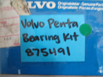 NEW OEM 875491 Volvo Penta Bearing Kit 0820