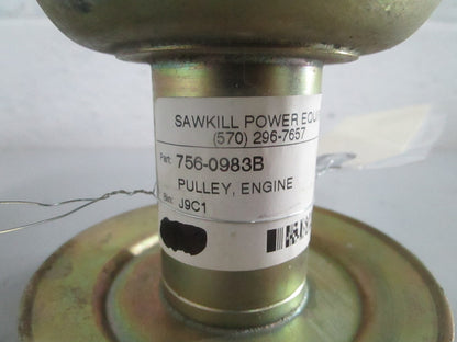 NEW OEM 756-0983B MTD Double Engine Pulley 0820