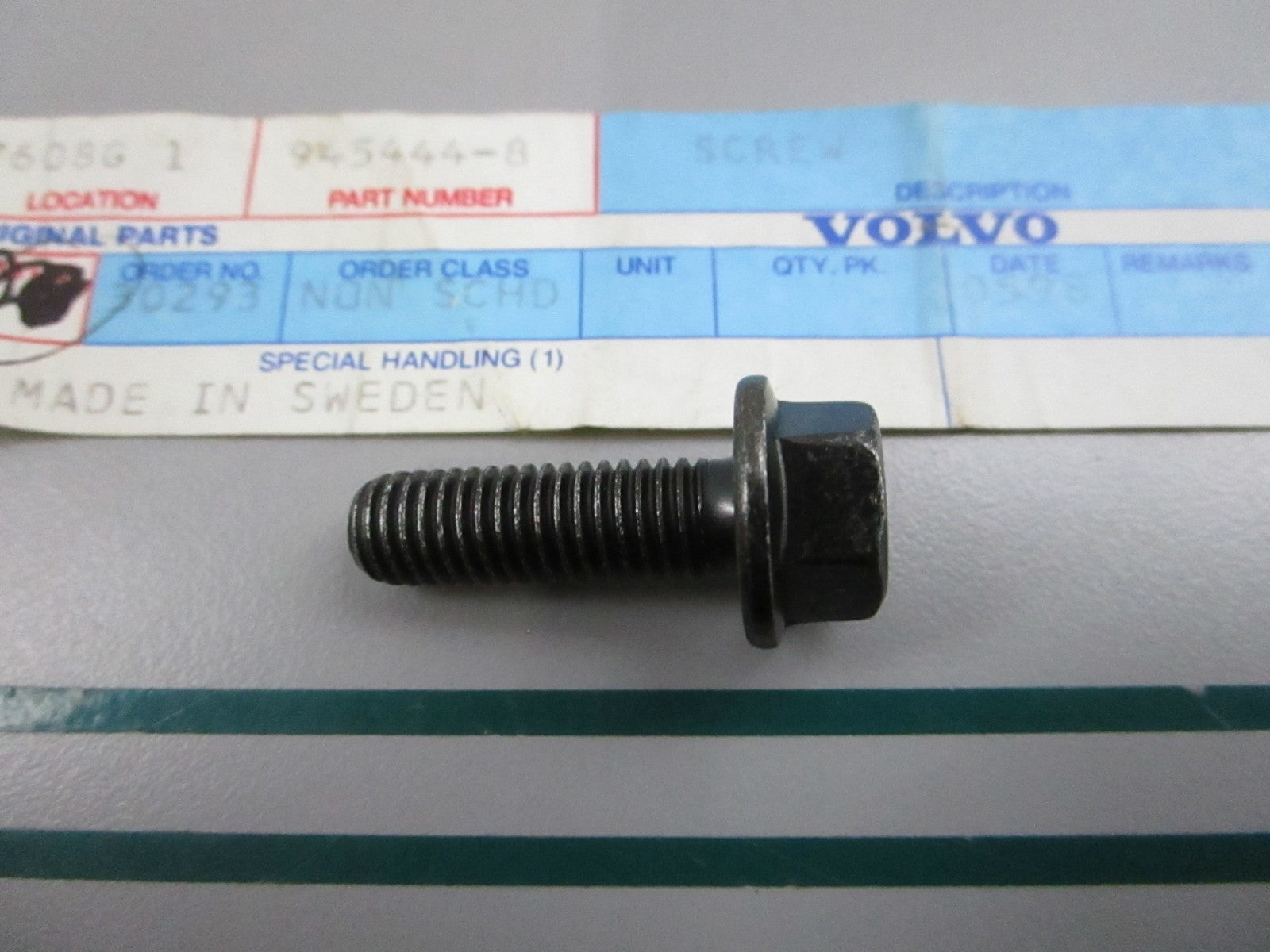 NEW OEM 945444-8 Volvo Penta Flange Screw 0810