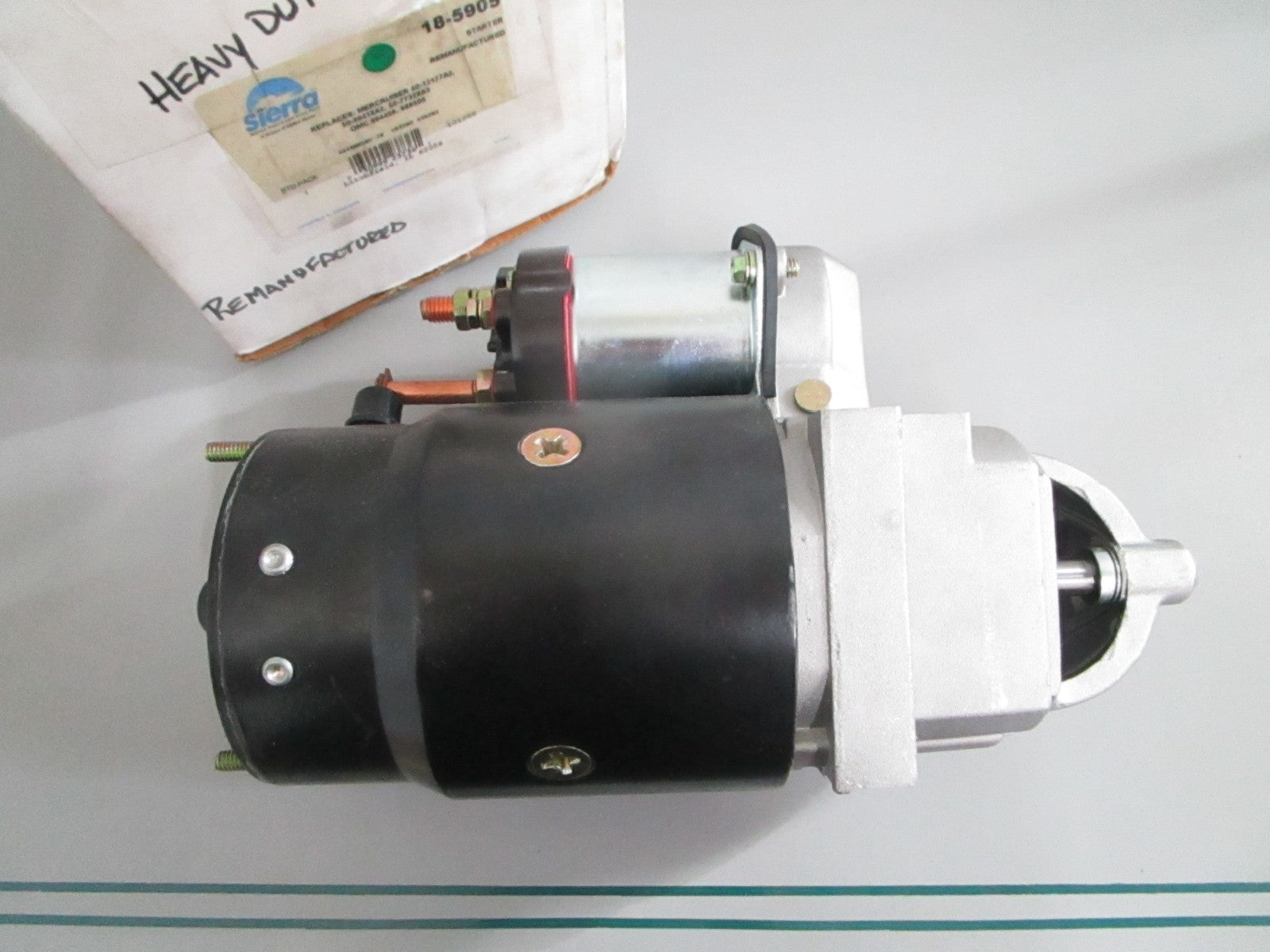 NEW 18-5905 Sierra Reman Starter Rep: 50-12177A2 50-12177A2 MerCruiser 0820
