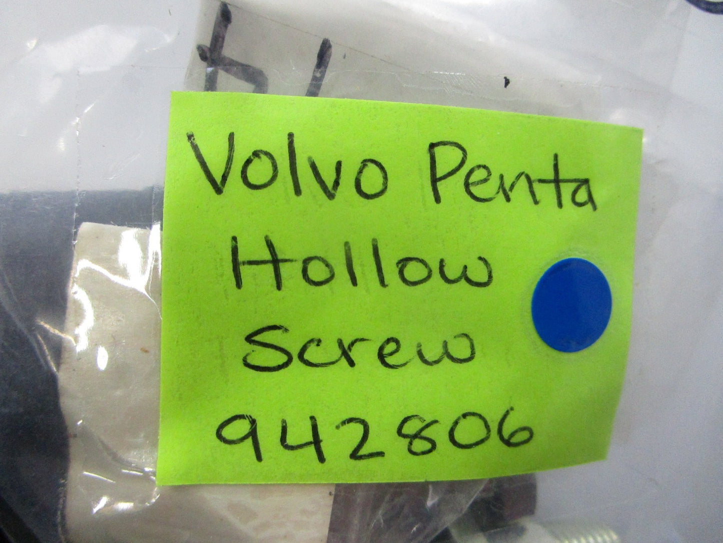 *NEW OEM* 0810 Volvo Penta Hollow Screw 942806