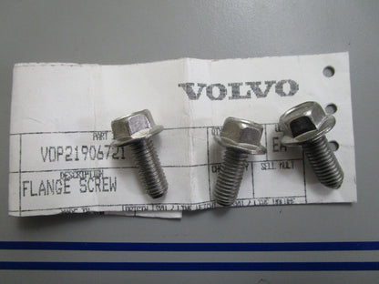 *NEW OEM* (LOT OF 3) 0720 Volvo Penta Flange Lock Screw 21906721