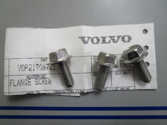 *NEW OEM* (LOT OF 3) 0720 Volvo Penta Flange Lock Screw 21906721