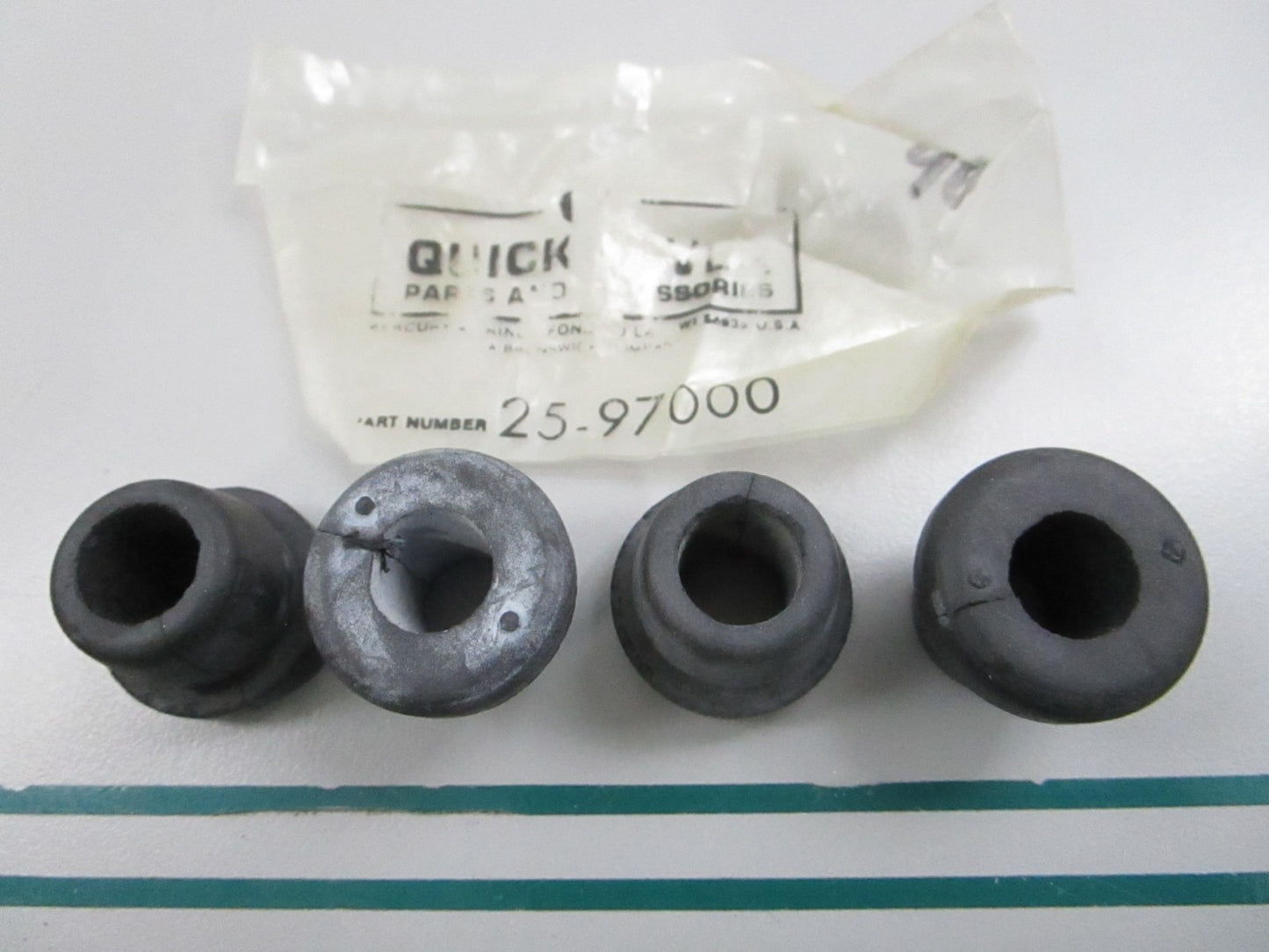 NEW OEM (LOT OF 4) 25-97000 Mercury Quicksilver Grommet 0810