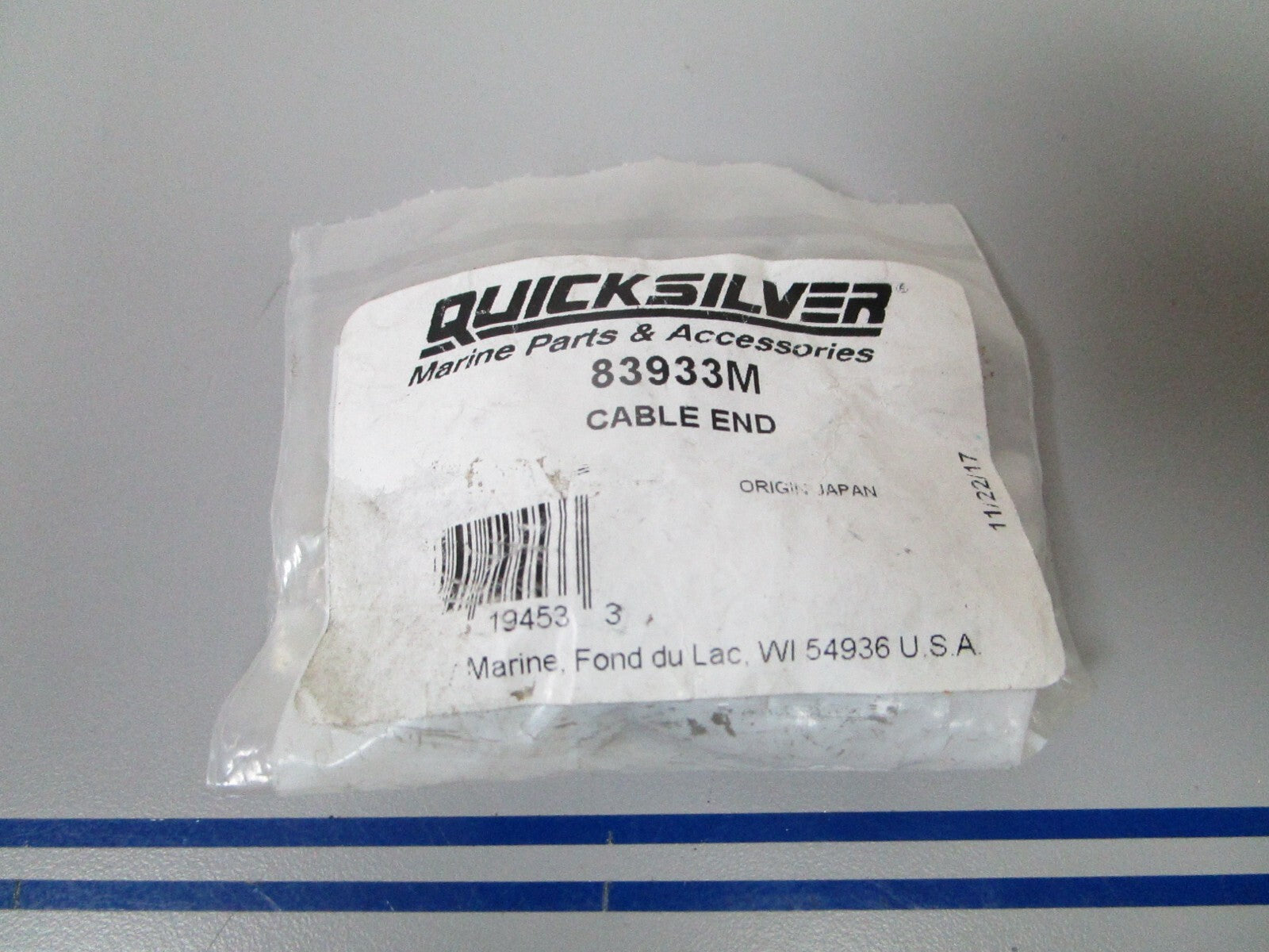 *NEW OEM* 0810 Mercury Quicksilver Cable End 83933M
