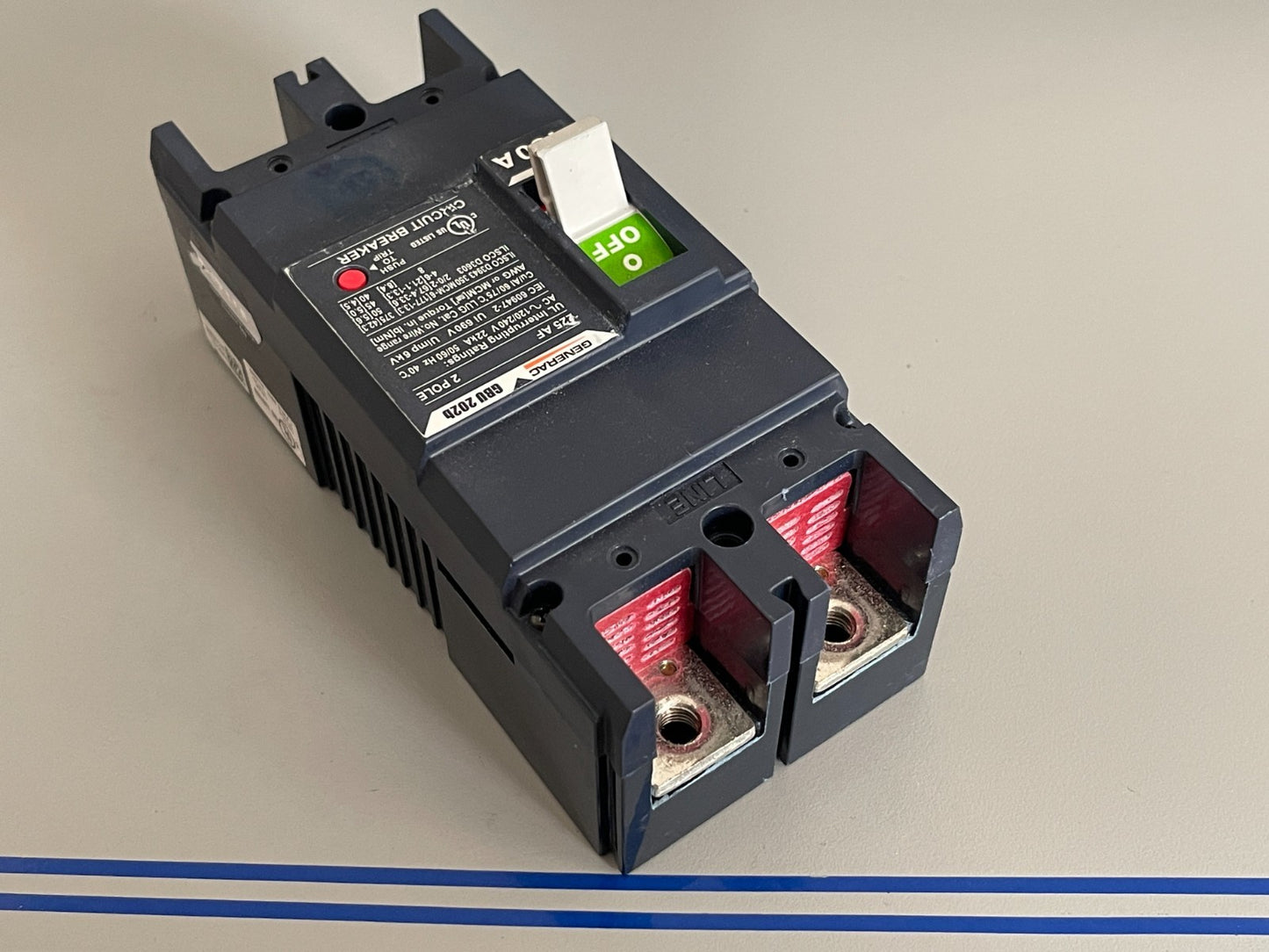 *NEW OEM* 0720 Generac 225AF 150AMP 120/240V 2 Pole Circuit Breaker GBU 202B