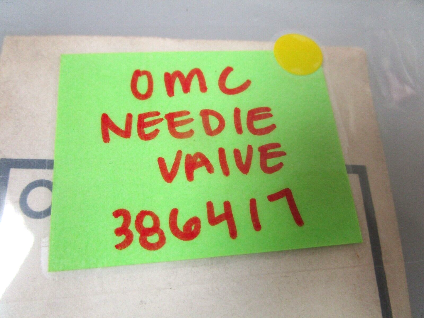 *NEW OEM* 0750 OMC Johnson Evinrude NEEDLE VALVE 386417 0386417