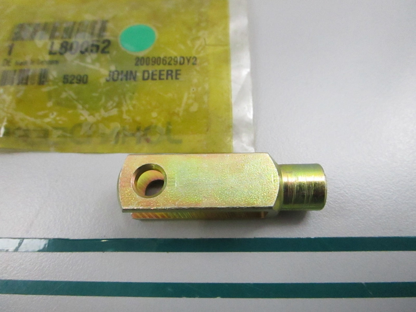 John Deere NEW OEM Yoke L80052 6010 6020 SCV Linkage Control NOS 0810