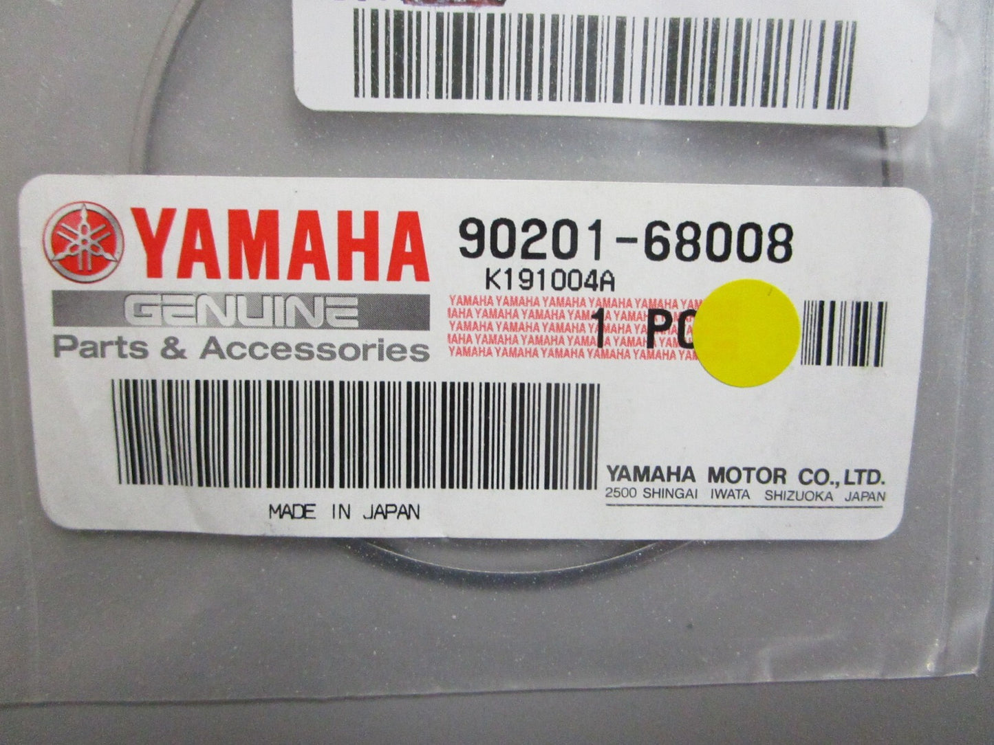 *NEW OEM* 0810 Yamaha Plate Washer 90201-68008