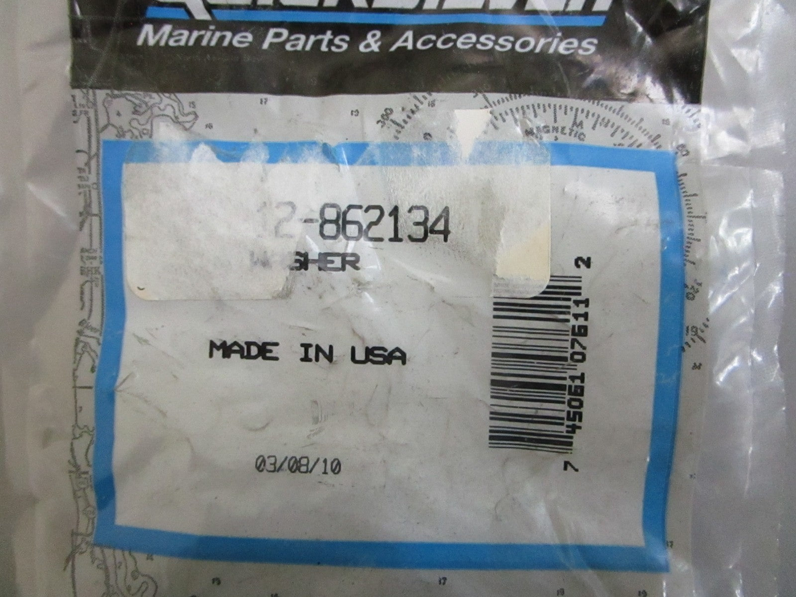 *NEW OEM* 0820 Mercury Quicksilver Washer 12-862134