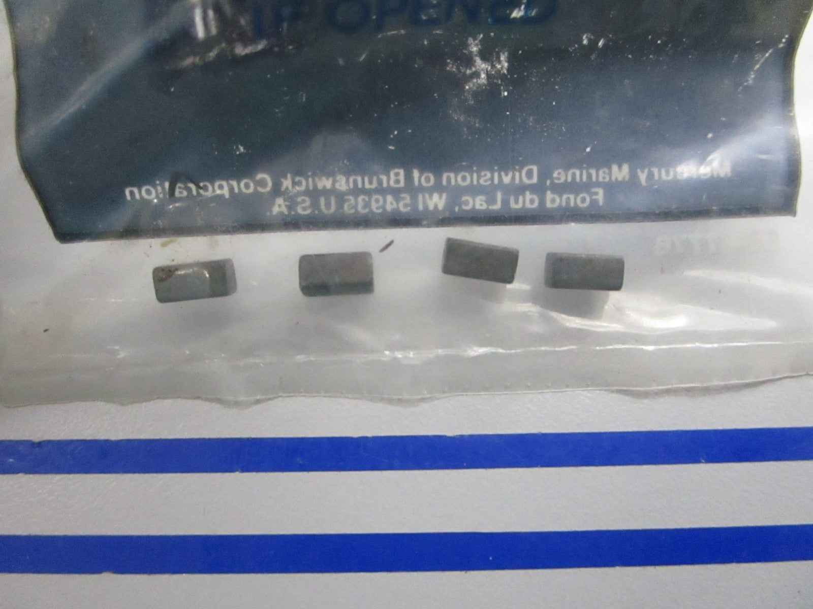 NEW OEM (LOT OF 4) 28-32003 Mercury Quicksilver Key 0810
