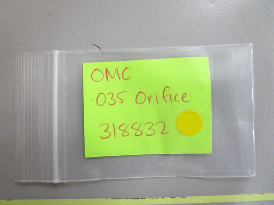*NEW OEM* 0810 OMC Johnson Evinrude .035 Orifice 318832 0318832