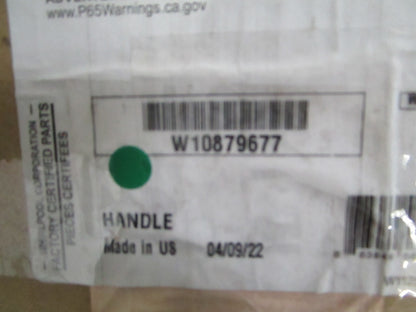 Whirlpool NEW OEM Maytag Refrigerator Door Handle W10879677 NOS Stainless 0820