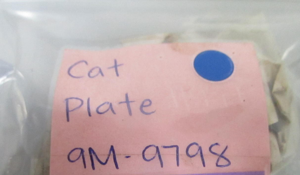 NEW OEM 9M-9789 Cat Caterpillar Plate 0720