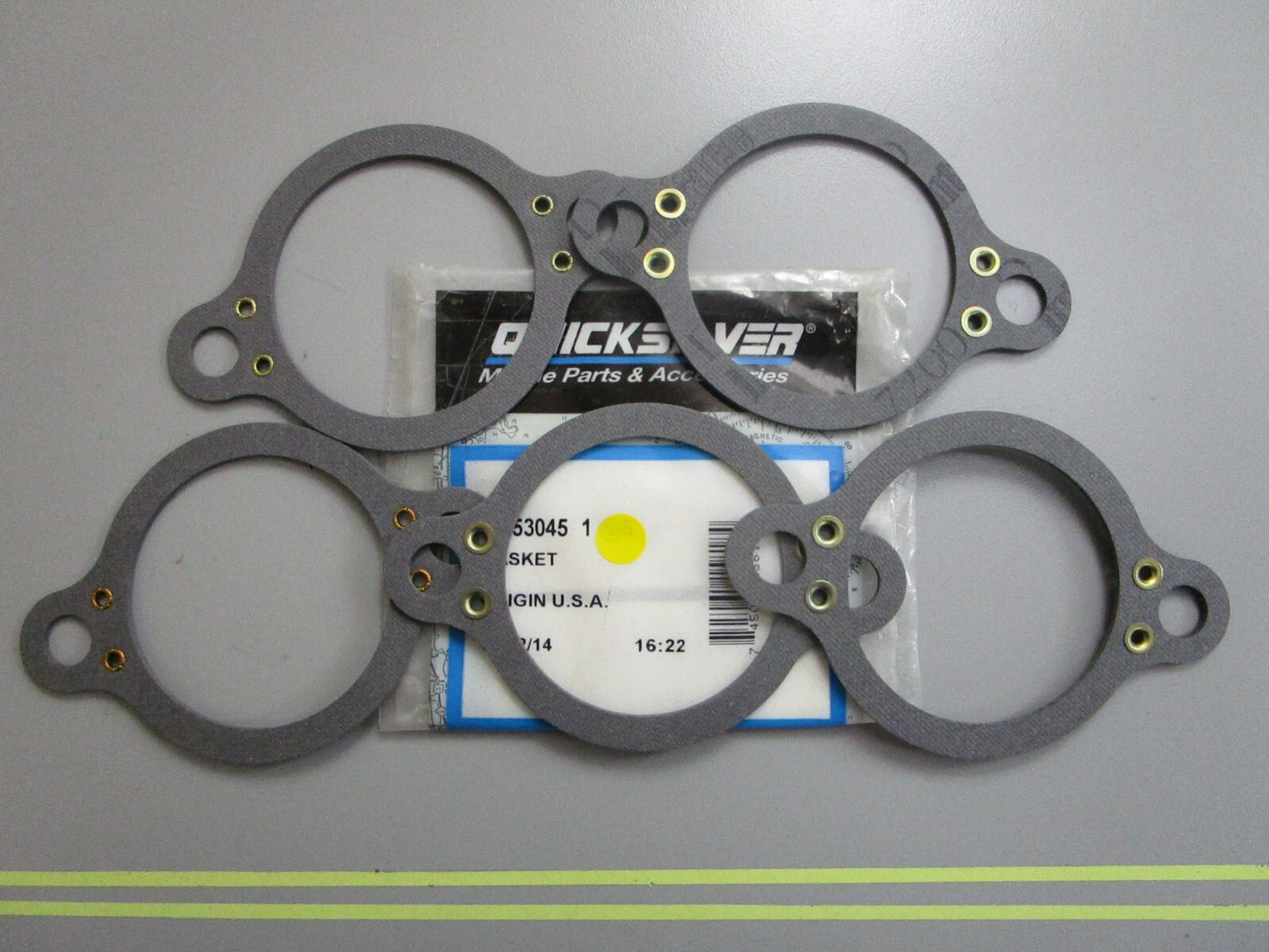 *NEW OEM* (LOT OF 5) 0820 Mercury Quicksilver Gasket 27-53045 1