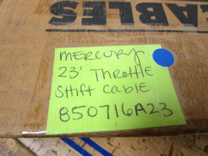 *NEW OEM* 0720 Mercury Quicksilver 23'ft Throttle Shift Cable 850716A23