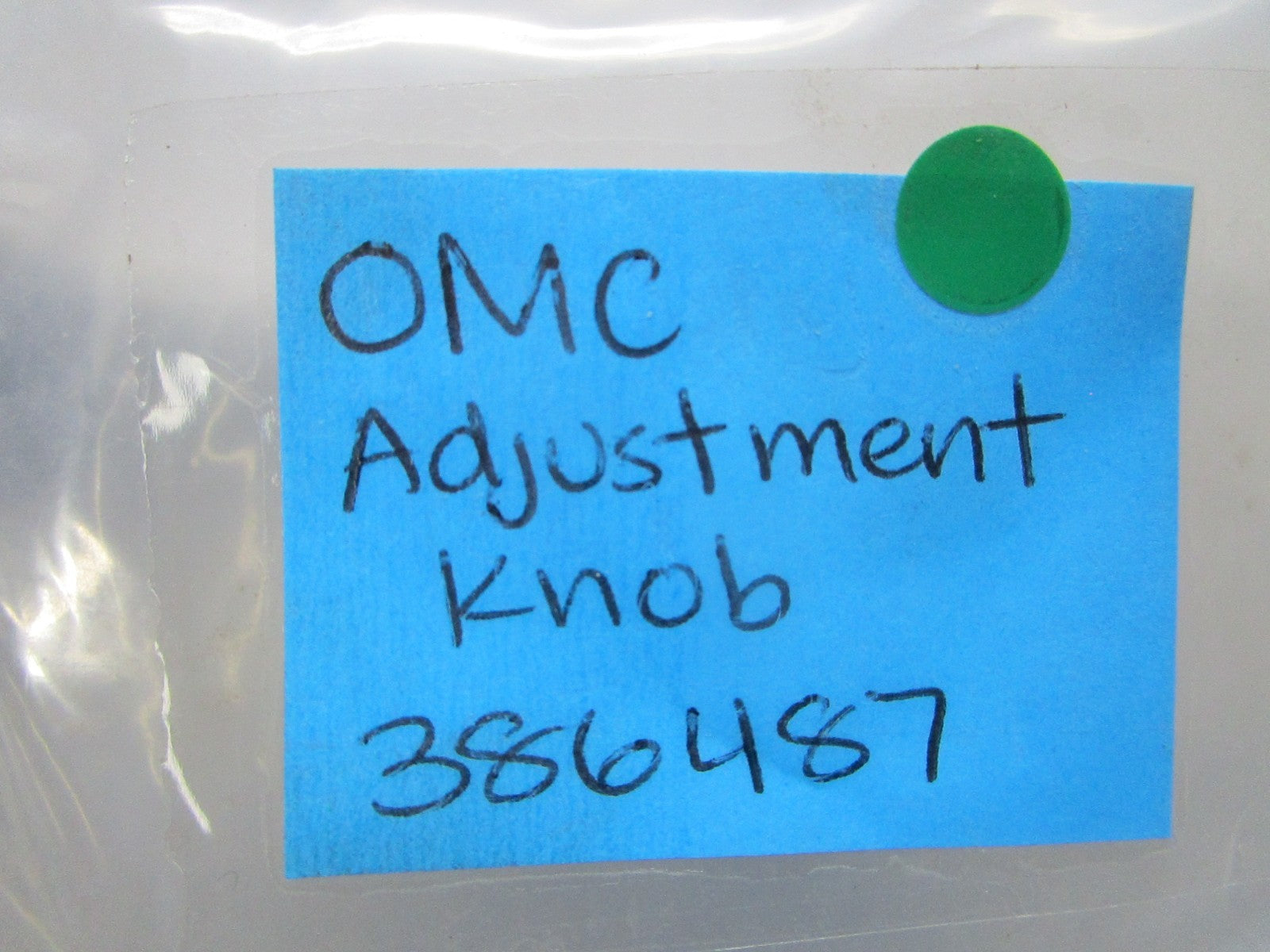 NEW OEM 386487 0386487 OMC Johnson Evinrude Adjustment Knob 0810